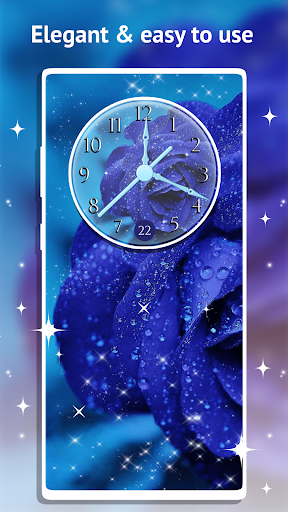 Rose Clock Live Wallpaper app free download