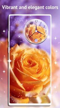 Rose Clock Live Wallpaper app free download v5.1.0 screenshot 2