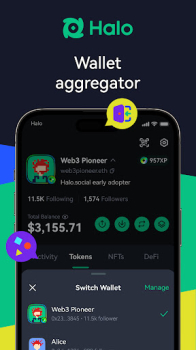 Halo web3 social wallet app download latest version v4.3.0 screenshot 1