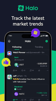 Halo web3 social wallet app download latest version v4.3.0 screenshot 3