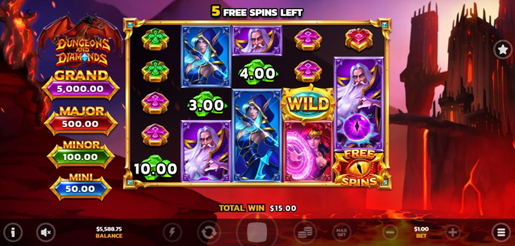 Dungeons and Diamonds slot apk download latest version v1.0.0 screenshot 2