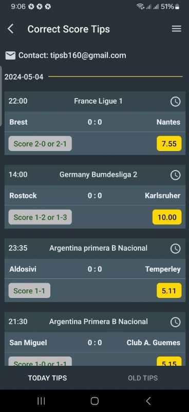 Correct Score Betting Tips Apk Latest Version  9.8 screenshot 1