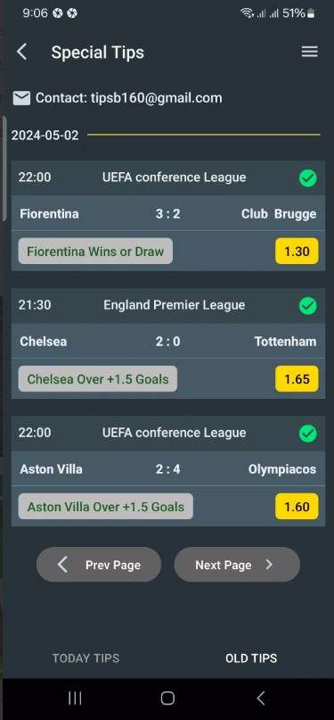 Correct Score Betting Tips Apk Latest Version  9.8 screenshot 3