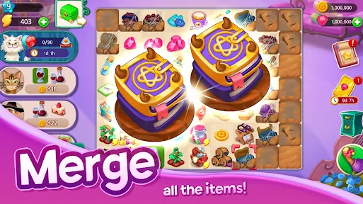 Merge Witch Magic Story Apk Download for Android v33 screenshot 1