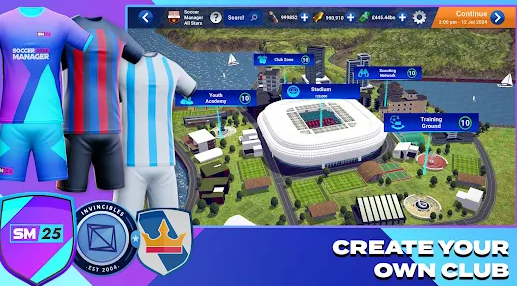 Football Manager 2025 Mod Apk Unlocked Everything v0.1.1 screenshot 2