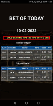 BETTING TIPS VIP 4 SURE ODDS apk free download latest version v1.1 screenshot 1