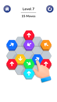 Hexa Away mod apk unlimited everything no ads v1.3.0 screenshot 1