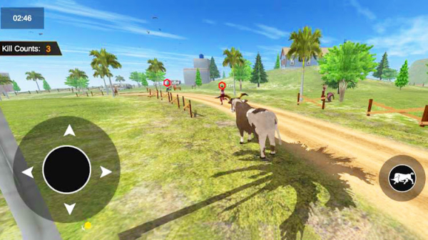Angry Bull Animals Game 3D apk download latest version