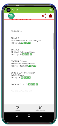 Mega Sure 10+Odds app download for android