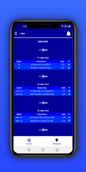 Pro Tips Score Analysis App Download for Android v9.8 screenshot 2