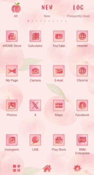 Juicy Peaches Theme +HOME app download for android v1.0.0 screenshot 2