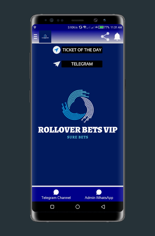 ROLLOVER BETS VIP App Free Download 2024