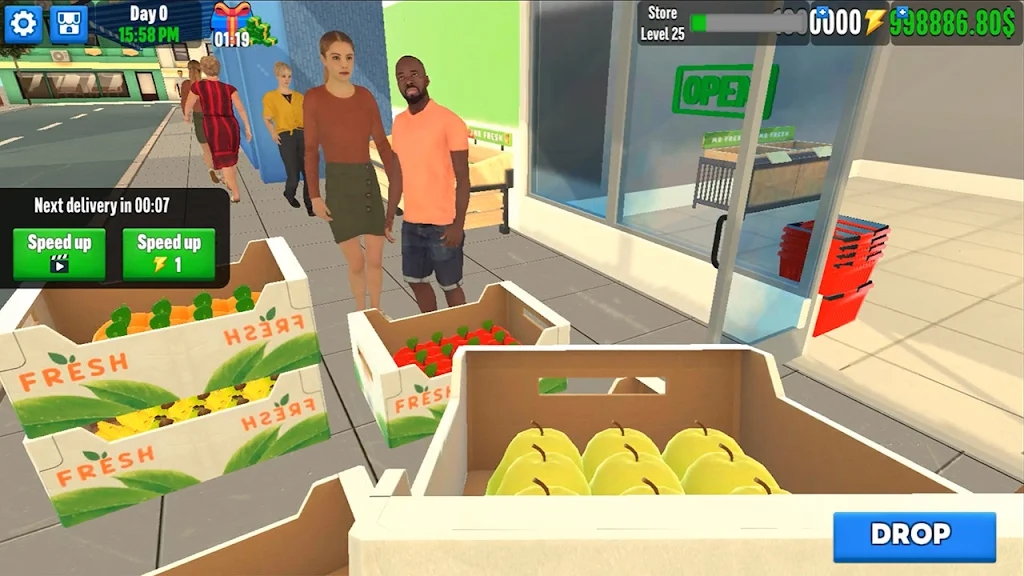 Manager Simulator Supermarket mod apk unlimited money