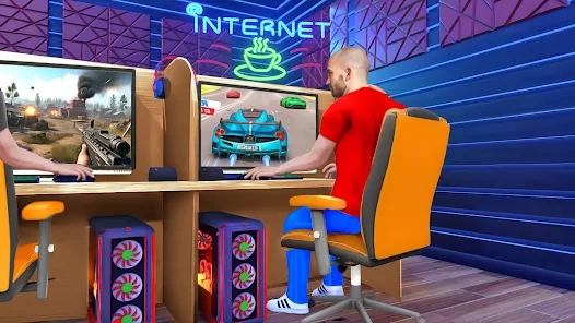 Internet Cafe Shop Simulator Apk Download for Android v1.1 screenshot 1