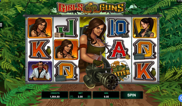 Girls With Guns Jungle Heat slot apk download for android v1.0.0 screenshot 1