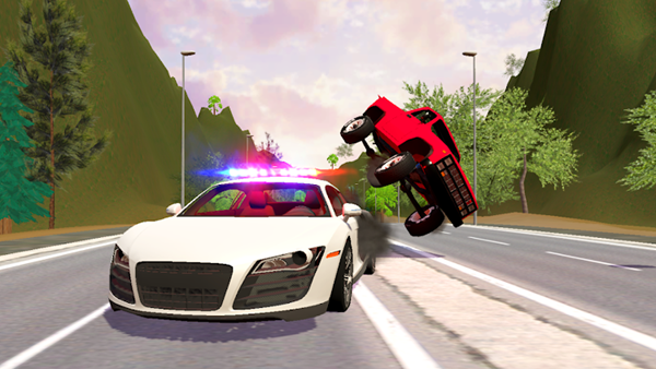 Police Chase Car Destructions mod apk latest version v1.0 screenshot 2