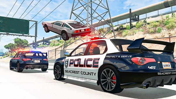 Police Chase Car Destructions mod apk latest version