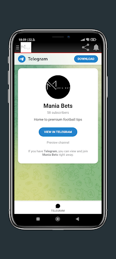 Mania Bets VIP app free download latest version