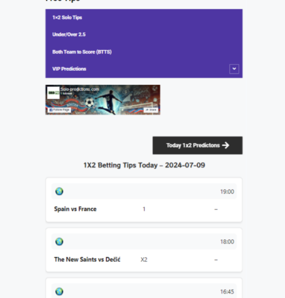 Solo Predictions.com App Free Download Latest Version
