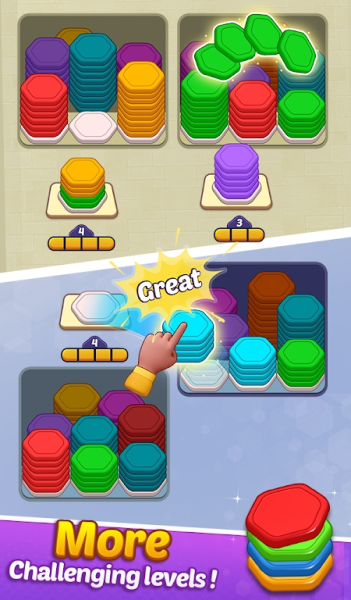 Hexa Stack Sorting Puzzle 3D apk download latest version