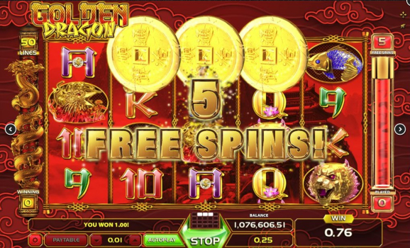 Golden Dragon slot machine free apk download v1.0.0 screenshot 1