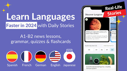 Langster Language Learning Mod Apk 2.6.2 Premium Unlocked