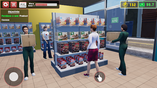 Supermarket Simulator Game 3D mod apk latest version v1.8 screenshot 4