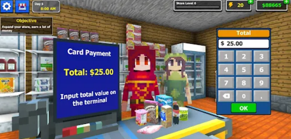 Pixel Supermarket Simulator Apk Download for Android