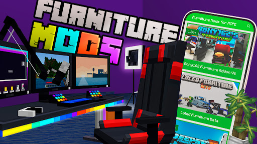 Furniture Mod for Minecraft PE 1.21 download free for android v1.2.1 screenshot 2