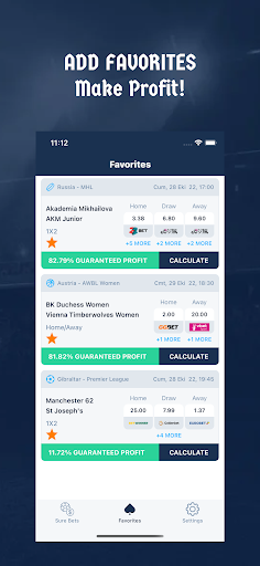 Sure Bets Arbitrage Bet Finder app download for android