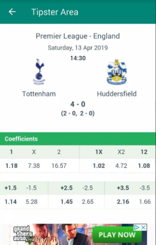 Football matches TipsterArea App for Android Download  v4.6 screenshot 2