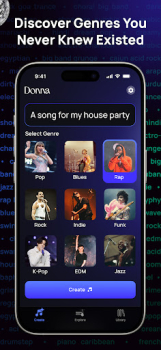 Donna AI music mod apk 1.0.8 premium unlocked free purchase v1.0.8 screenshot 1