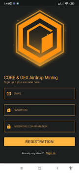 CORE and OEX Mining Airdrop app download latest version v1.0.2 screenshot 3