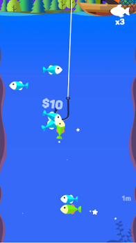 Tiny Fishing Mod Apk Unlimited Money v1.4 screenshot 2