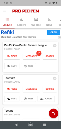 Pro Pick＇em app download latest version