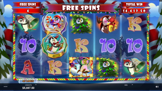 Holly Jolly Penguins slot apk download for android v1.0.0 screenshot 4