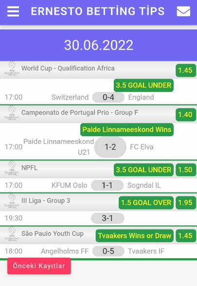 Ernesto Betting Tips App Free Download 2024
