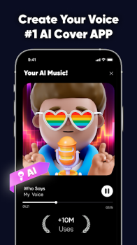 VocalMe Music AI Cover Songs App Free Download for Android v1.1.0 screenshot 2