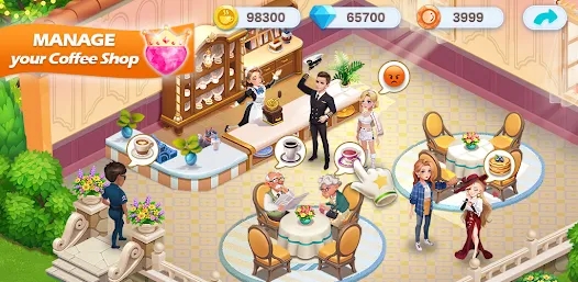 Hello Cafe mod apk unlimited everything v0.0.15 screenshot 3