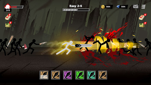 Epic Stickman mod apk unlimited money v1.0.05 screenshot 2