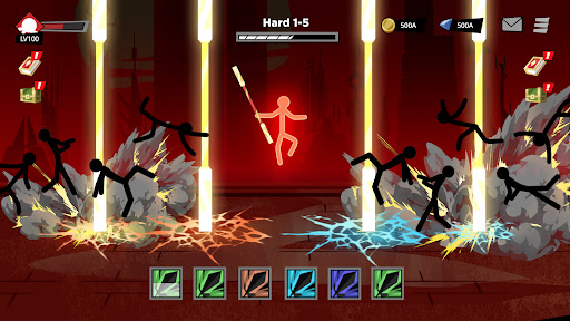 Epic Stickman mod apk unlimited money v1.0.05 screenshot 4