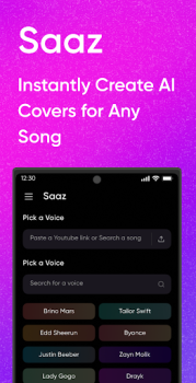 Saaz AI Covers and Songs Mod Apk Premium Unlocked v1.0.8 screenshot 4