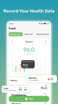 Health Sense Blood Sugar Hub app download for android v1.0.0 screenshot 1