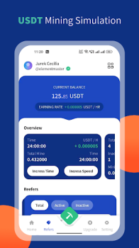 USDT Mining Simulation App Free Download 2024 v1.0 screenshot 4