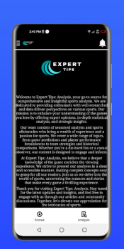 Expert Tips Score Analysis App Download for Android v9.8 screenshot 1