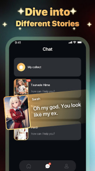 Sandy Anime Friend Chat App Free Download for Android v1.0.3 screenshot 1