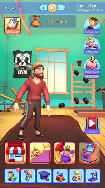 Idle Gym Billionaire mod apk latest version