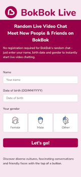BokBok Live Random Video Chat app download for android v1.1.0 screenshot 3
