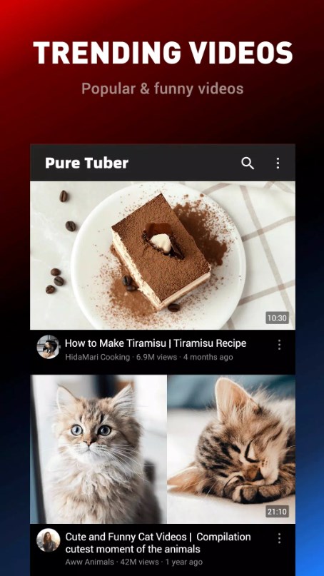 Pure Tuber mod apk VIP Unlocked No ADSͼƬ1