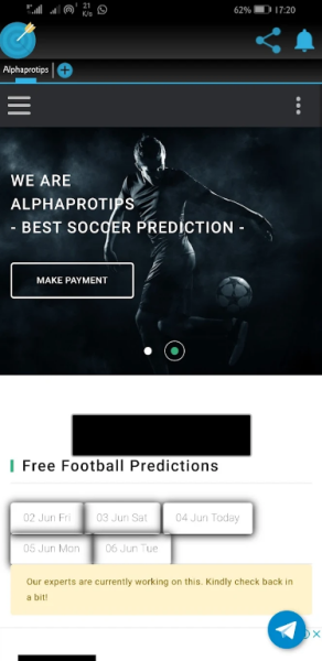 Football Tips AlphaProtips app free download for android